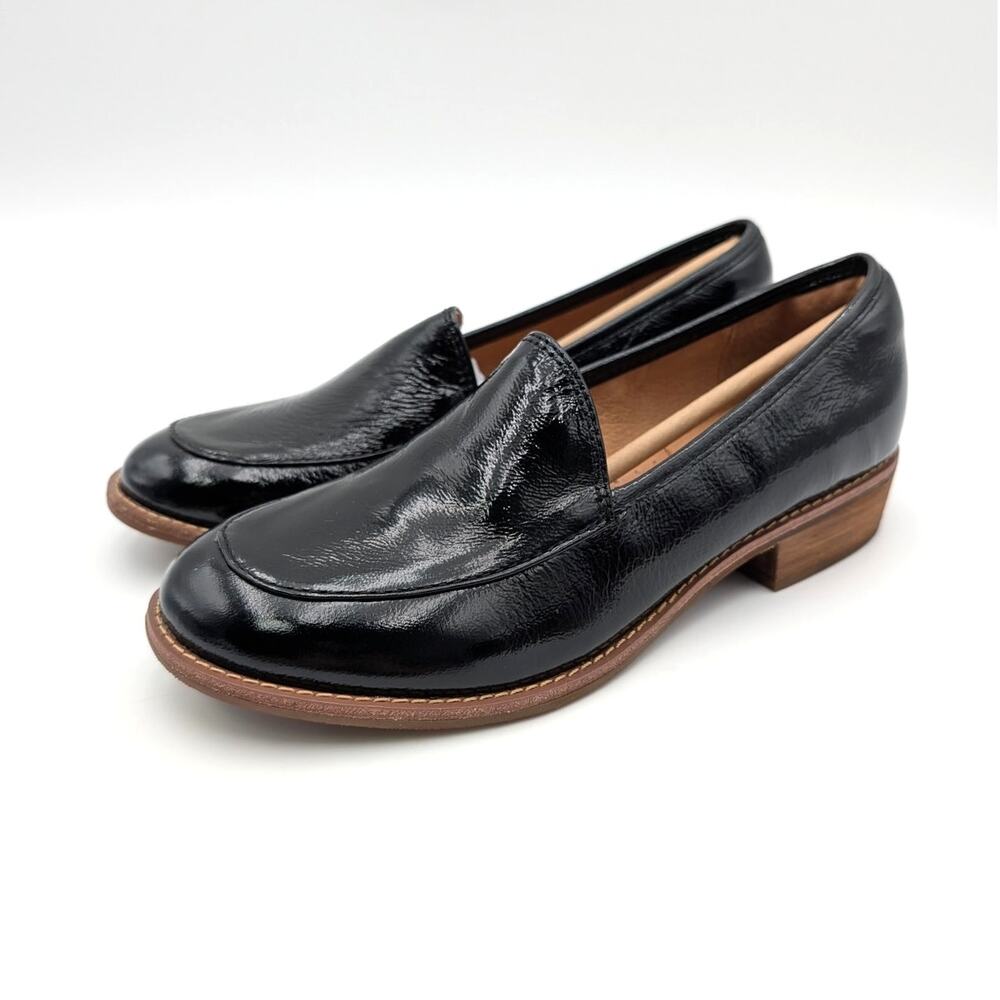 Söfft Napoli Loafer Shoes Round Toe Women's Black Leather Size US6M EU37
